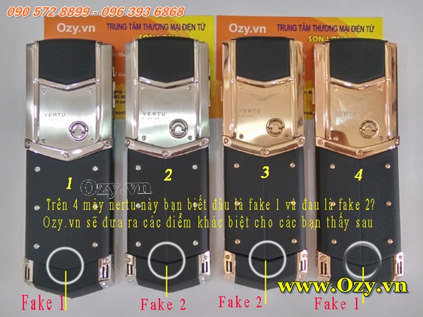 nhận biết vertu fake loại 1 và fake loại 2